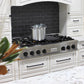 ZLINE Autograph Edition 48 in. Legacy Gas Rangetop with 7 Burners and Porcelain Cooktop in Satin Stainless Steel with Matte Black Accents, Open Box-Good Condition