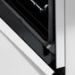 ZLINE Autograph Edition 60 in. 7.4 cu. ft. Legacy Dual Fuel Range with 9 Burner Gas Cooktop and 2 Electric Convection Ovens in Satin Stainless Steel with White Matte Doors and Champagne Bronze Accents, Open Box-Good Condition