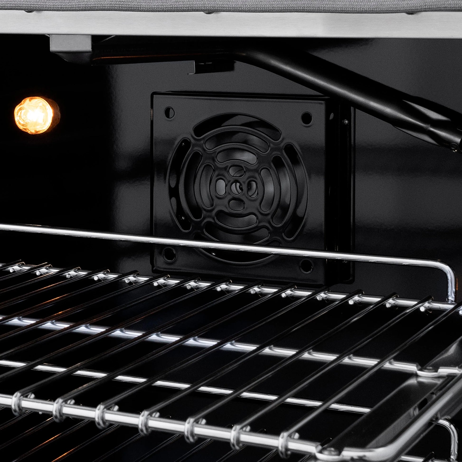 ZLINE Autograph Edition 36 in. 5.2 cu. ft. Paramount Gas Range with 6 Burner Cooktop and Convection Gas Oven in Stainless Steel and Matte Black Accents, Open Box-Great Condition