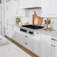 ZLINE Autograph Edition 36 in. Legacy Gas Rangetop with 6 Burners and Porcelain Cooktop in Stainless Steel with Matte Black Accents, Open Box-Good Condition