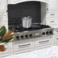 ZLINE Autograph Edition 48 in. Legacy Gas Rangetop with 7 Burners and Porcelain Cooktop in Stainless Steel with Matte Black Accents, Open Box-Great Condition