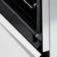 ZLINE Autograph Edition 60 in. 7.4 cu. ft. Legacy Dual Fuel Range with 9 Burner Gas Cooktop and 2 Electric Convection Ovens in Stainless Steel with White Matte Doors and Champagne Bronze Accents (RAZ-WM-60-CB) detail StayPut oven door hinges.