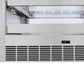 ZLINE Autograph Edition 24 in. Touchstone Dual Zone 44 Bottle Wine Cooler with Satin Stainless Steel Glass Door and Polished Gold Handle (RWDOZ-SN-24-G) base and kickplate.