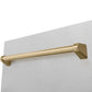 ZLINE Autograph Edition 18 in. Tallac Series 3rd Rack Top Control Built-In Dishwasher with Satin Stainless Steel Panel and Champagne Bronze Handle, 51dBa (DWVZ-SN-18-CB)
