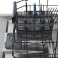 ZLINE Autograph Edition 24 in. Tallac Series 3rd Rack Top Control Built-In Tall Tub Dishwasher with Satin Stainless Steel Panel and Polished Gold Handle, 51dBa (DWVZ-SN-24-G)
