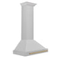 ZLINE Autograph Edition 30 in. Convertible Satin Stainless Steel Wall Mount Range Hood with Accent Handle (KB4SNZ-30)