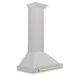 ZLINE Autograph Edition 30 in. Convertible Satin Stainless Steel Wall Mount Range Hood with Accent Handle (KB4SNZ-30)