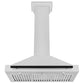 ZLINE Autograph Edition 36 in. Convertible Satin Stainless Steel Wall Mount Range Hood with Accent Handle (KB4SNZ-36)