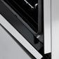 ZLINE Autograph Edition 24 in. 2.8 cu. ft. Legacy Dual Fuel Range with 4 Burner Gas Cooktop and Electric Convection Oven in Stainless Steel and Polished Gold Accents, Open Box-Good Condition