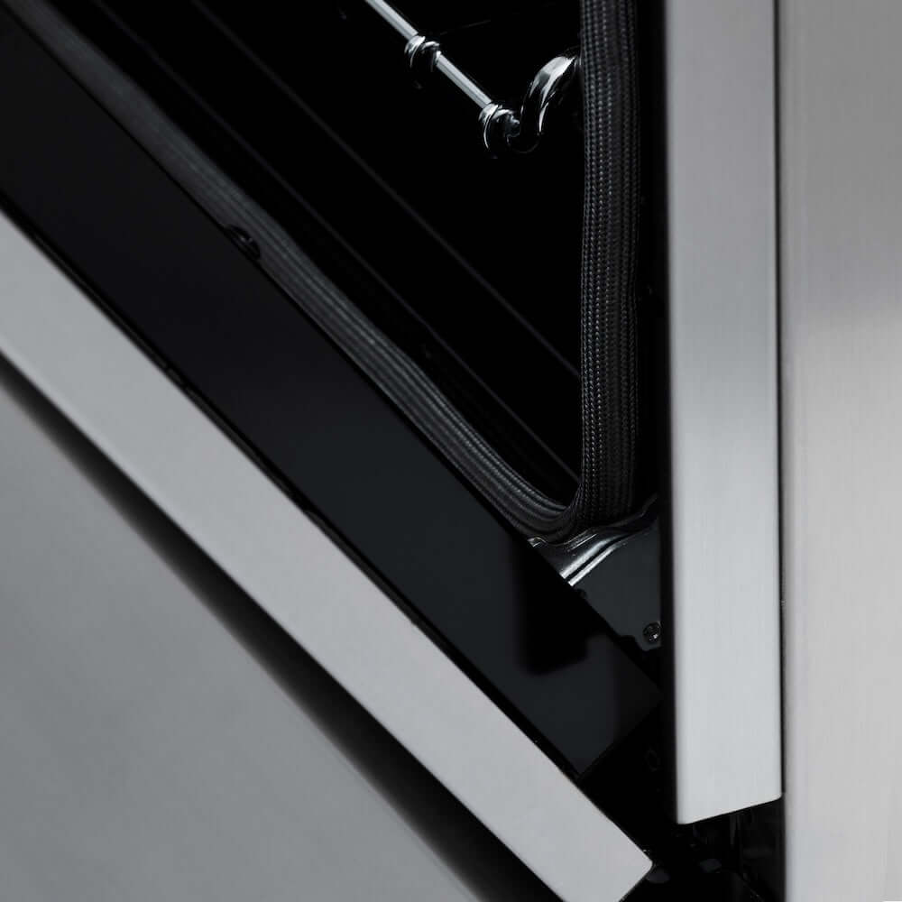 ZLINE Autograph Edition 30 in. 4.0 cu. ft. Legacy Dual Fuel Range with 4 Burner Gas Cooktop and Electric Convection Oven in Stainless Steel and Champagne Bronze Accents, Open Box-Great Condition