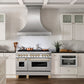 ZLINE Autograph Edition 48 in. 6.0 cu. ft. Legacy Dual Fuel Range with 7 Burner Gas Cooktop and 2 Electric Ovens in Stainless Steel and Polished Gold Accents, Open Box-Great Condition