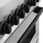 ZLINE Autograph Edition 48 in. Kitchen Package with Stainless Steel Dual Fuel Range, Range Hood, Dishwasher and Refrigeration with Matte Black Accents (4AKPR-RARHDWM48-MB)