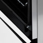 ZLINE Autograph Edition 48 in. 6.0 cu. ft. Legacy Dual Fuel Range with 7 Burner Gas Cooktop and 2 Electric Ovens in Stainless Steel with White Matte Doors and Polished Gold Accents (RAZ-WM-48-G) detail StayPut oven door hinges.