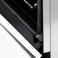ZLINE Autograph Edition 48 in. 6.0 cu. ft. Legacy Dual Fuel Range with 7 Burner Gas Cooktop and 2 Electric Ovens in Stainless Steel with White Matte Doors and Matte Black Accents (RAZ-WM-48-MB) detail StayPut oven door hinges.