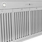 ZLINE Autograph Edition 48 in. Convertible Satin Stainless Steel Wall Mount Range Hood with White Matte Shell with Accent Handle (KB4SNZ-WM48)