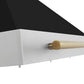 ZLINE Autograph Edition Champagne Bronze Handle on Range Hood.