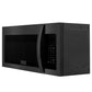 ZLINE 30 in. 1.5 cu. ft. Over-The-Range Convection Microwave Oven in Black Stainless Steel with Modern Handle and Sensor Cooking, Open Box-Good Condition
