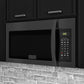 ZLINE 30 in. 1.5 cu. ft. Over-The-Range Convection Microwave Oven in Black Stainless Steel with Modern Handle and Sensor Cooking, Open Box-Great Condition