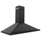 ZLINE 42 in. Convertible Vent Wall Mount Range Hood in Black Stainless Steel, Handle Open Box-Good Condition