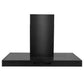 ZLINE 30 in. Convertible Vent Wall Mount Range Hood in Black Stainless Steel, Handle Open Box-Good Condition
