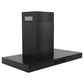 ZLINE 30 in. Convertible Vent Wall Mount Range Hood in Black Stainless Steel, Handle Open Box-Good Condition