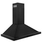 ZLINE Convertible Vent Wall Mount Range Hood in Black Stainless Steel (BSKBN)