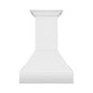 ZLINE Wooden Wall Mount Range Hood in Rustic Bright White Finish with Size Options (355WW)
