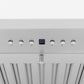 ZLINE Wooden Wall Mount Range Hood in Shiplap Bright White Finish with Size Options (KPWW)