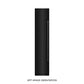 ZLINE 18 in. 8.6 cu. ft. Left Hinge Column Freezer in Black Stainless Steel with Graphite Gray Interior (RCFVL-BS-18) front, closed.