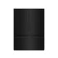 ZLINE 60 in. 32.2 cu. ft. French Door Built-In Bottom Freezer Refrigerator with Water Dispensers and Ice Makers in Black Stainless Steel with Graphite Gray Interior (GRBIV-BS-60) front, closed.