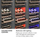 ZLINE 18 in. 9.0 cu. ft. Triple Zone 68 Bottle Panel Ready Left Hinge Column Wine Cooler, Open Box-Good Condition