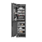 ZLINE 24 in. 12.4 cu. ft. Panel Ready Column Freezer with Graphite Gray Interior, Open Box-Good Condition