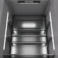 ZLINE 18 in. 8.6 cu. ft. Panel Ready Left Hinge Column Freezer with Graphite Gray Interior, Open Box-Great Condition