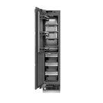 ZLINE 18 in. 8.6 cu. ft. Panel Ready Left Hinge Column Freezer with Graphite Gray Interior, Open Box-Good Condition