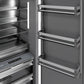 ZLINE 18 in. 8.6 cu. ft. Panel Ready Right Hinge Column Freezer with Graphite Gray Interior, Open Box-Good Condition