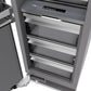 ZLINE 24 in. 12.5 cu. ft. Panel Ready Column Refrigerator with Graphite Gray Interior, Open Box-Great Condition