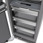 ZLINE 24 in. 12.5 cu. ft. Panel Ready Column Refrigerator with Graphite Gray Interior, Open Box-Good Condition
