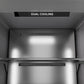 ZLINE 24 in. 12.5 cu. ft. Panel Ready Column Refrigerator with Graphite Gray Interior, Open Box-Good Condition