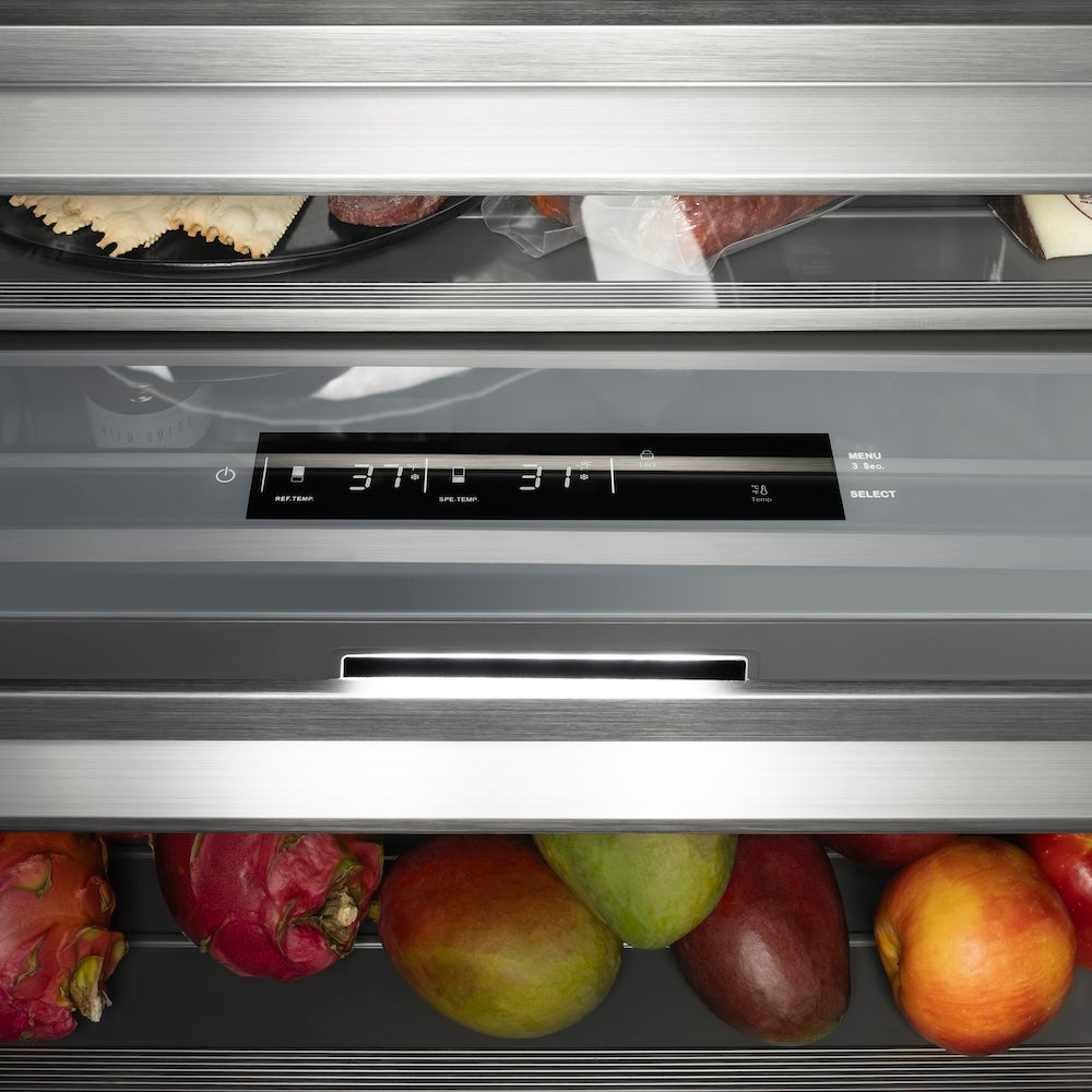ZLINE 30 in. 16.7 cu. ft. Panel Ready Column Refrigerator with Graphite Gray Interior, Open Box-Good Condition