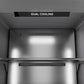 ZLINE 30 in. 16.7 cu. ft. Panel Ready Column Refrigerator with Graphite Gray Interior, Open Box-Great Condition