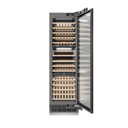 ZLINE 24 in. 12.4 cu. ft. Triple Zone 100 Bottle Panel Ready Column Wine Cooler, Open Box-Good Condition