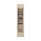 ZLINE 18 in. 9.0 cu. ft. Triple Zone 68 Bottle Panel Ready Right Hinge Column Wine Cooler (RBCWVR-18) front, closed, with custom panel.