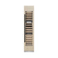 ZLINE Autograph Edition 18 in. 9.0 cu. ft. Triple Zone 68 Bottle Panel Ready Right Hinge Column Wine Cooler with Matte Black Accents (RBCWVRZ-18-MB) front, closed, with custom panel.