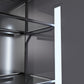 ZLINE 36 in. 19.8 cu. ft. Panel Ready Built-In Bottom Freezer Refrigerator with Water Dispenser and Ice Maker with Graphite Gray Interior, Open Box-Good Condition
