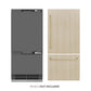 ZLINE Autograph Edition 36 in. 19.8 cu. ft. Panel Ready Built-In Bottom Freezer Refrigerator with Water Dispenser and Ice Maker with Graphite Gray Interior and Champagne Bronze Accents (GRBITZ-36-CB)