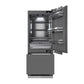 ZLINE 30 in. 16.1 cu. ft. Panel Ready Built-In Bottom Freezer Refrigerator with Water Dispenser and Ice Maker with Graphite Gray Interior, Open Box-Good Condition