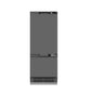 ZLINE 30 in. 16.1 cu. ft. Panel Ready Built-In Bottom Freezer Refrigerator with Water Dispenser and Ice Maker with Graphite Gray Interior, Open Box-Good Condition