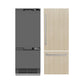 ZLINE 30 in. 16.1 cu. ft. Panel Ready Built-In Bottom Freezer Refrigerator with Water Dispenser and Ice Maker with Graphite Gray Interior, Open Box-Good Condition