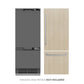 ZLINE 30 in. 16.1 cu. ft. Panel Ready Built-In Bottom Freezer Refrigerator with Water Dispenser and Ice Maker with Graphite Gray Interior, Open Box-Great Condition