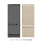 ZLINE 30 in. 16.1 cu. ft. Panel Ready Built-In Bottom Freezer Refrigerator with Water Dispenser and Ice Maker with Graphite Gray Interior, Open Box-Good Condition